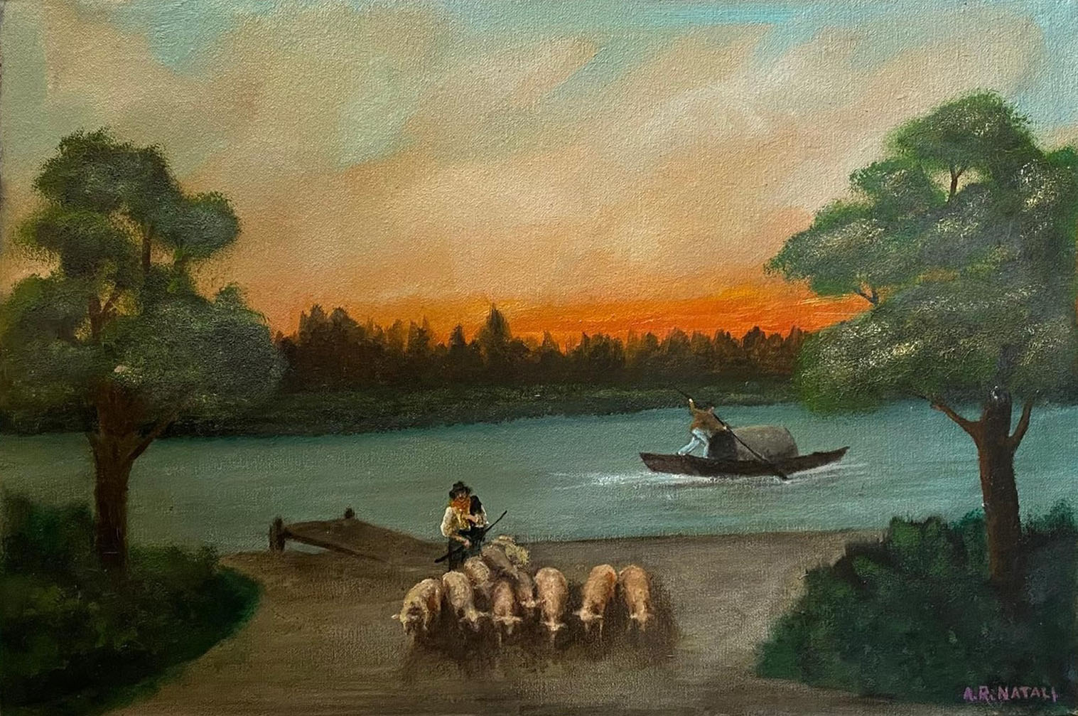 Athos Rogero Natali - Il traghetto