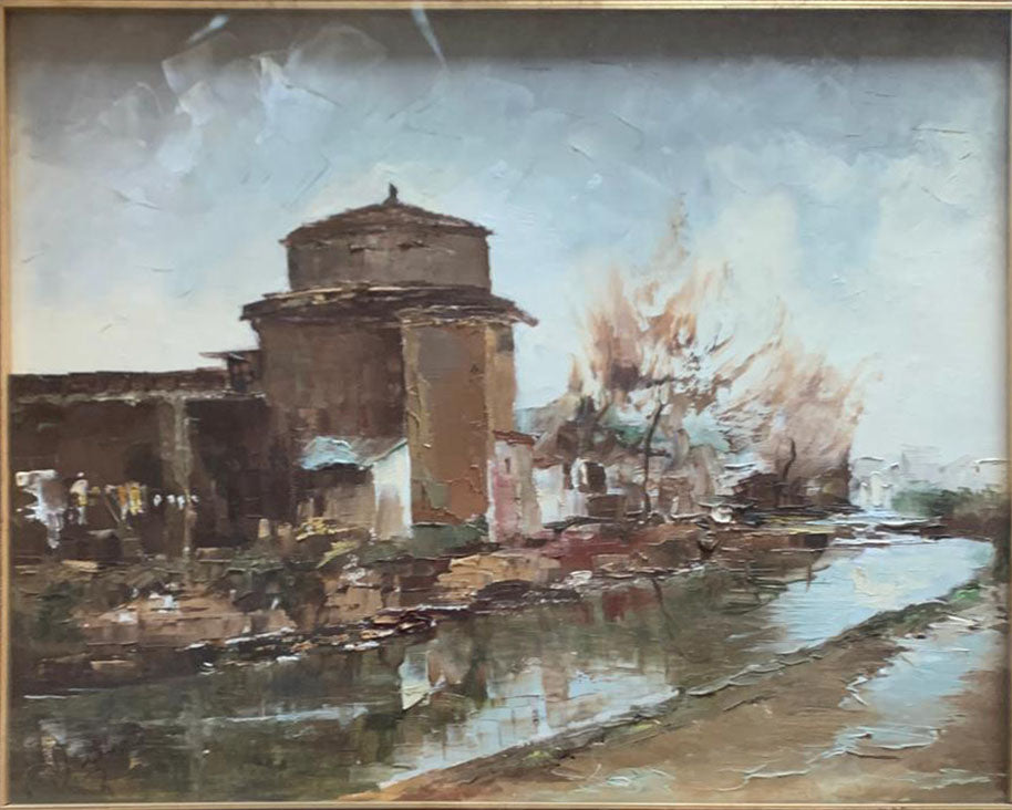 Alfredo Pravettoni -  Lungo la Martesana di Gorla milanese