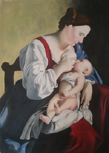 Tonia Buccato - Madonna con bambino di Orazio Gentileschi