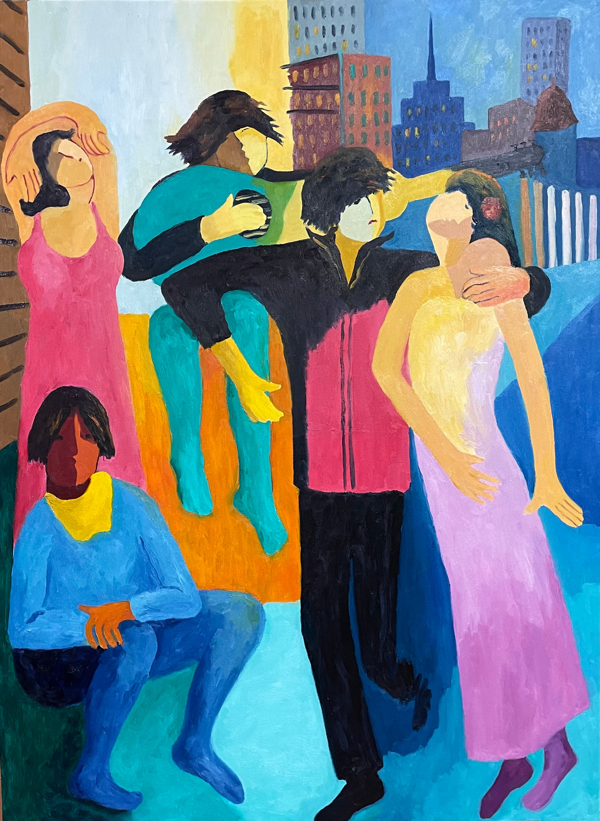 Jenifer Carey - Roof party in New York II