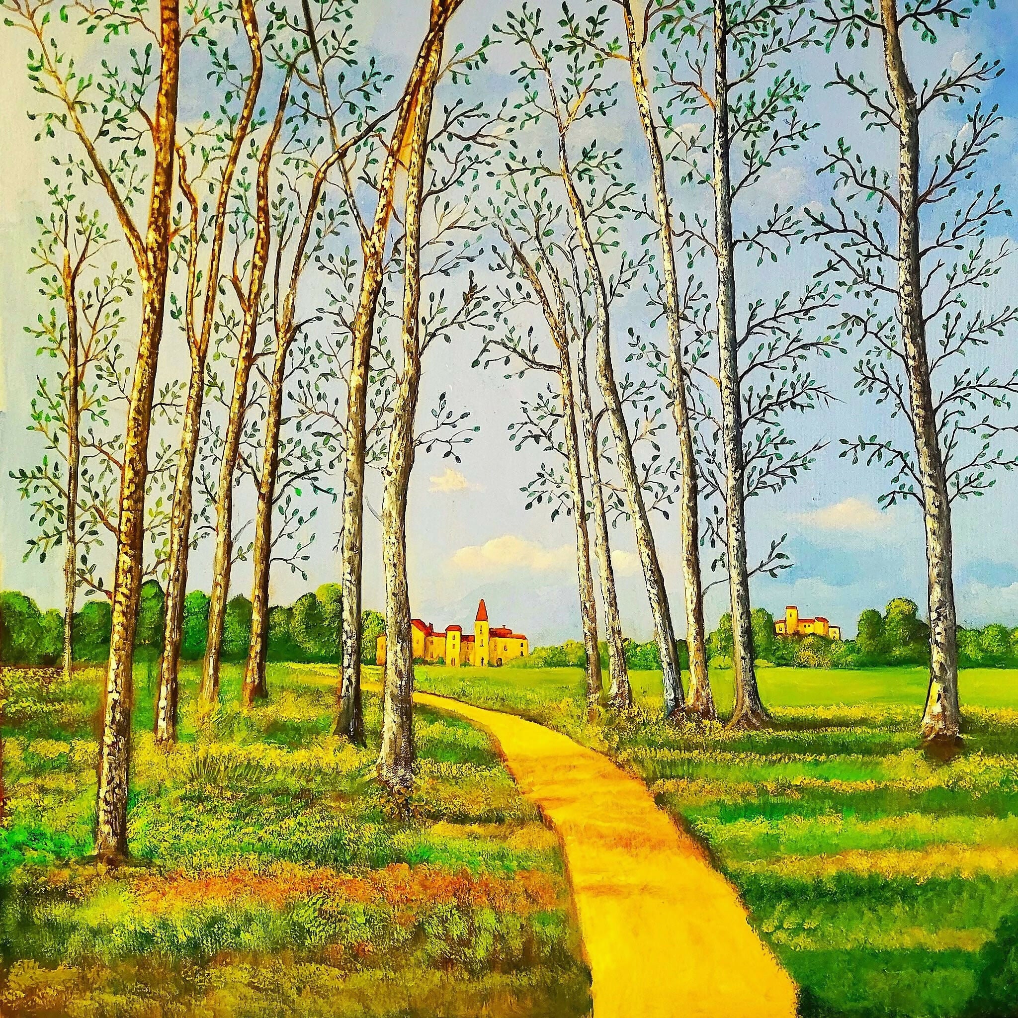 Primavera di Francesco Italiano – Olio su tela