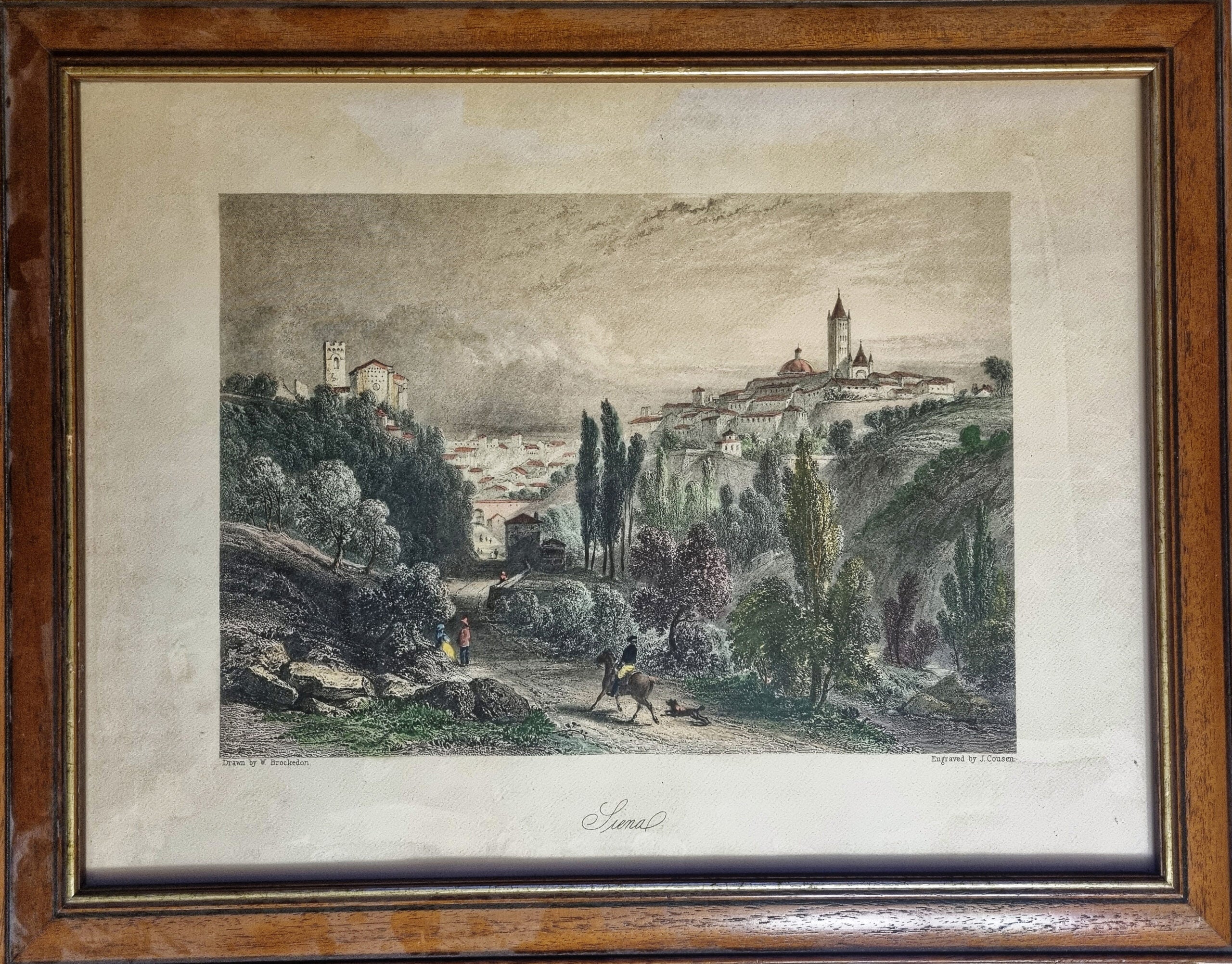 Engraved By J. Cousen - Siena