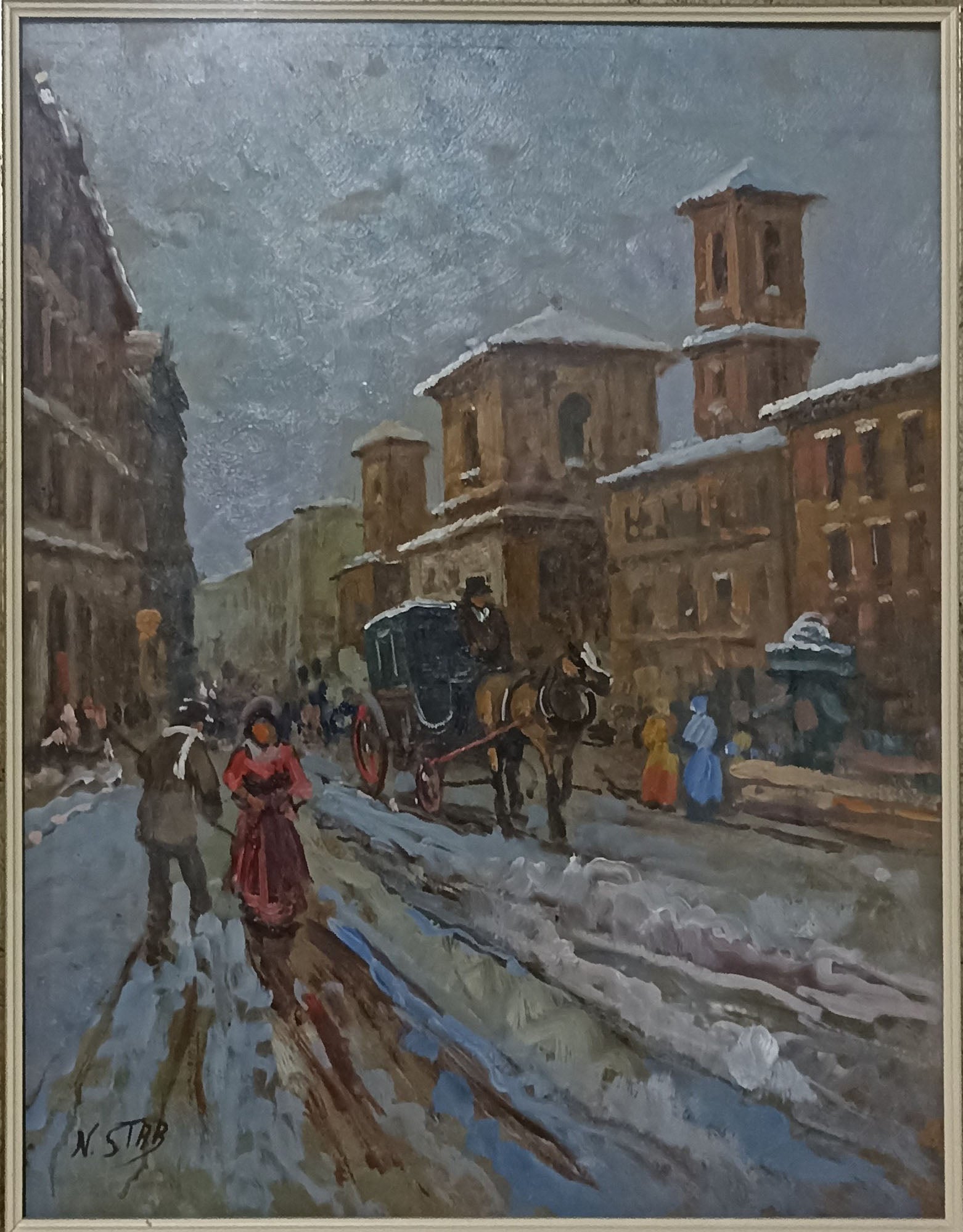 Natale Stabili (Stab) - Vecchia Milano