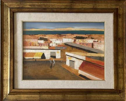 Sharm el-Sheikh di Salvatore Magazzini, olio su tavola, 35X50
