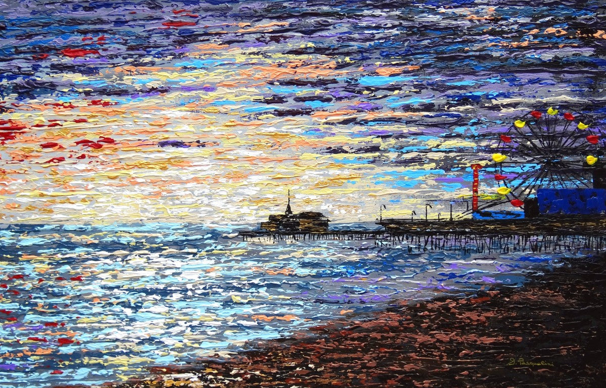 Daniela Pasqualini - Santa Monica Pier sunset'