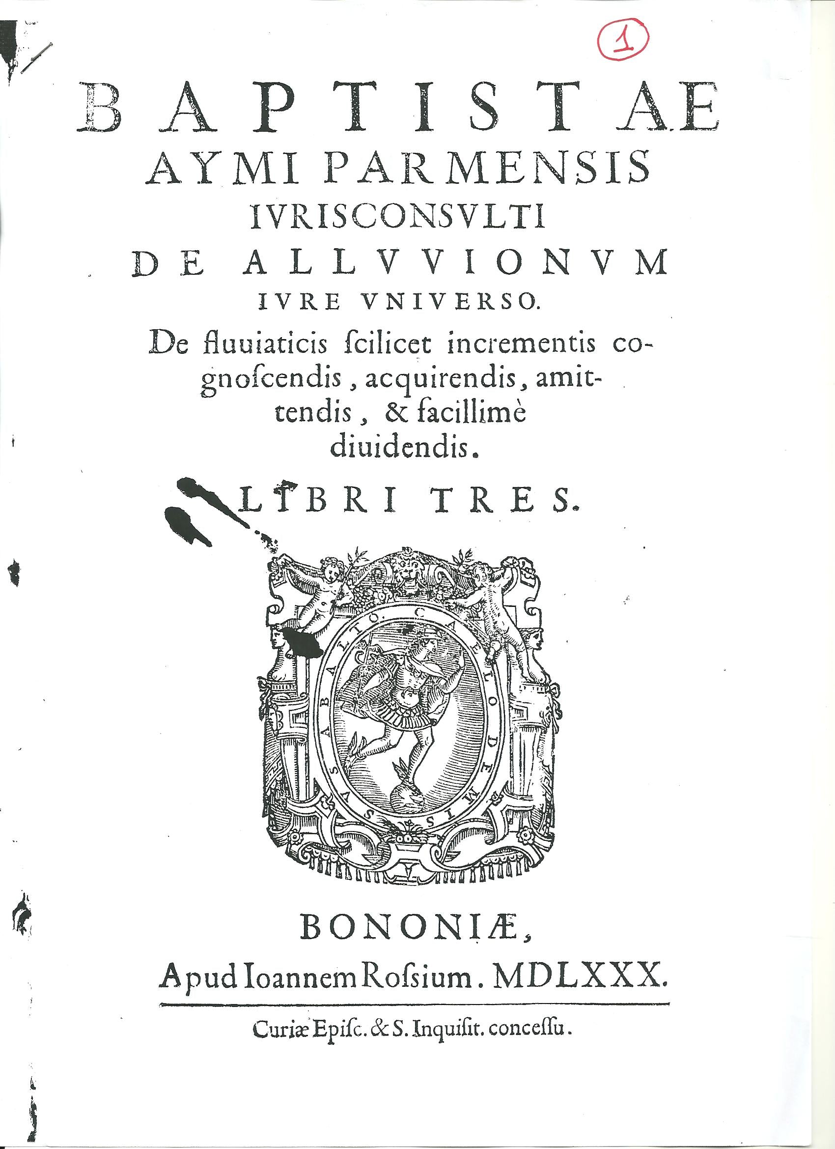 Baptistae Aymi Parmensis