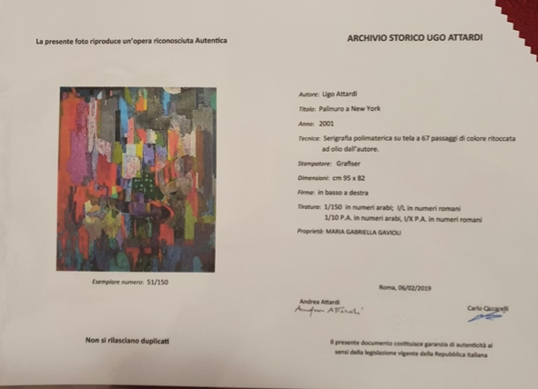 Ugo Attardi - Palinuro en Nueva York