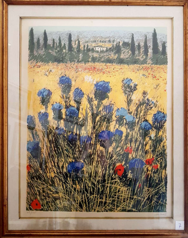 Michele Cascella - Campo di fiori