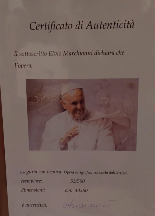 Elvio Marchionni - Papa Francesco