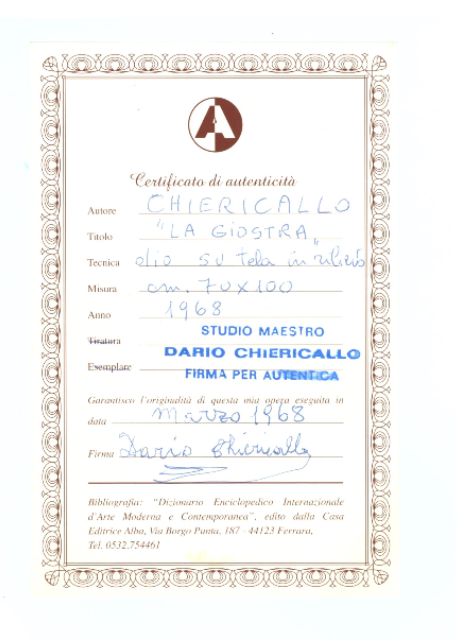 Dario Chiericallo - La giostra