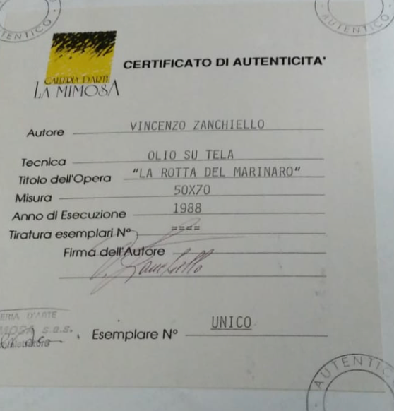 Vincenzo Zanchiello - La rotta del marinaio