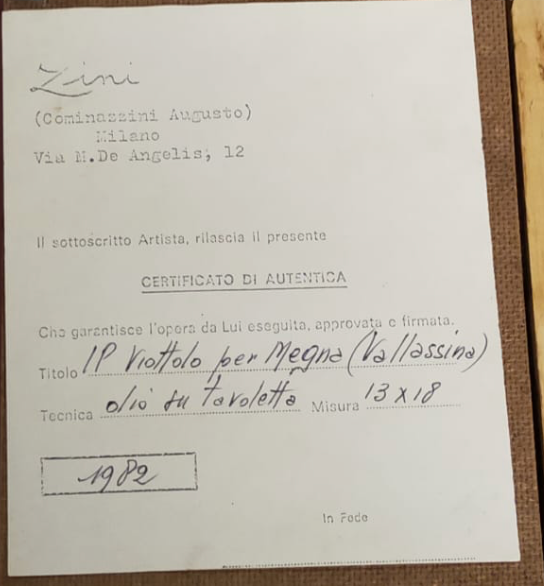 Augusto Cominazzini - Tre opere