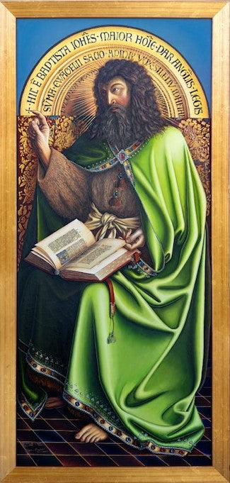 Vittorio Marchesi - San Giovanni Battista (copia da Jan Van Eyck)