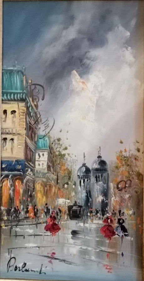 Borlandi - In piazza di notte
