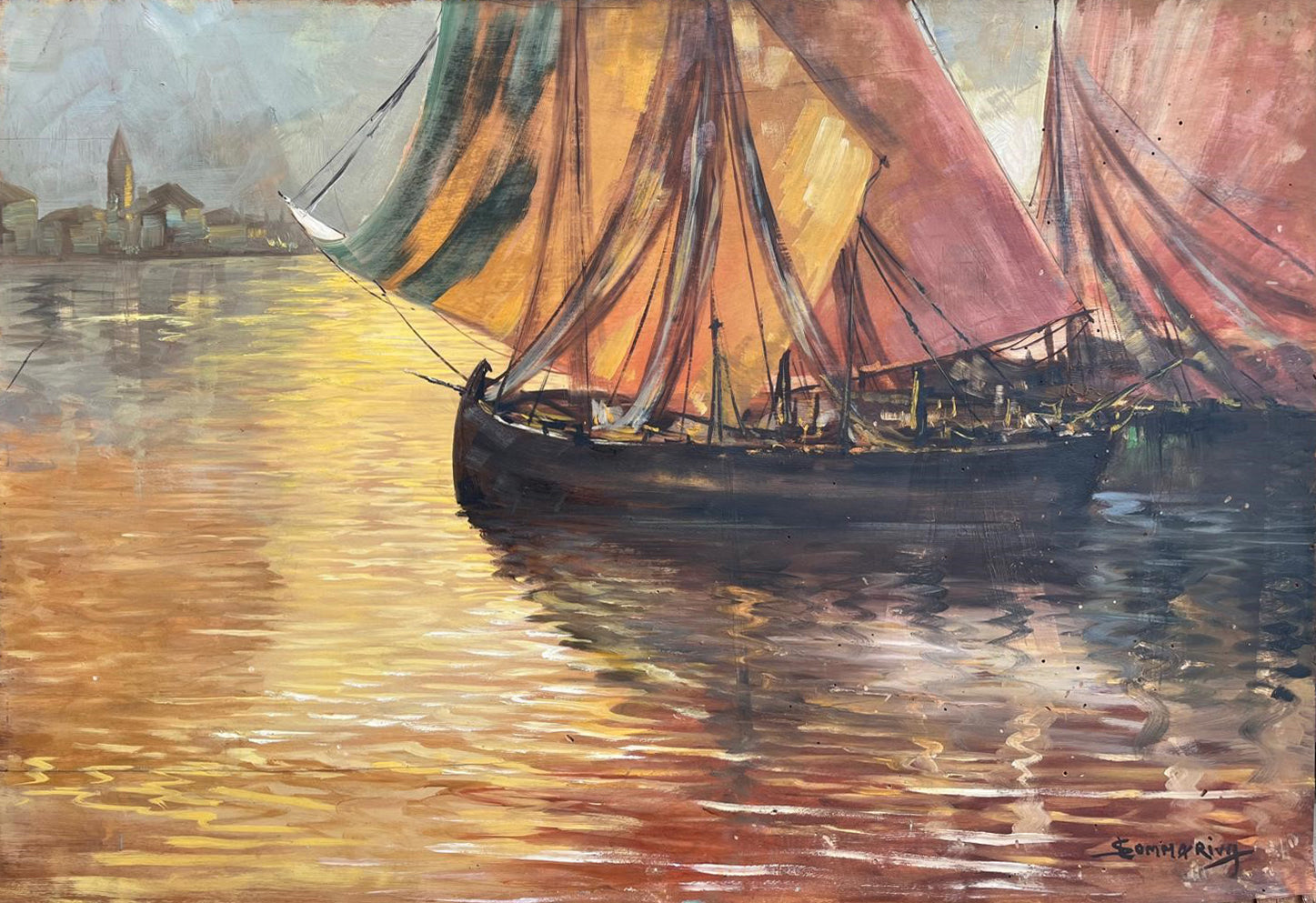 Licurgo Sommariva - Untitled (Red and Yellow Sails)