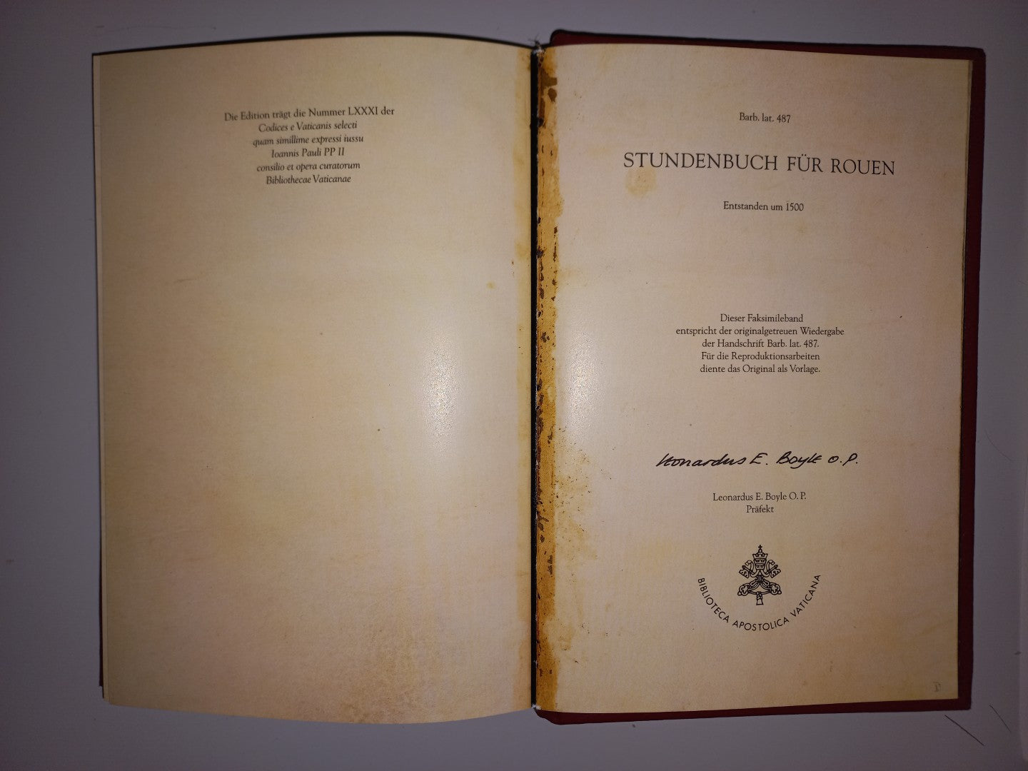 Studentbuch Fur Rouen Bacalao. Lengüeta. Lat. 487 - Escrinio