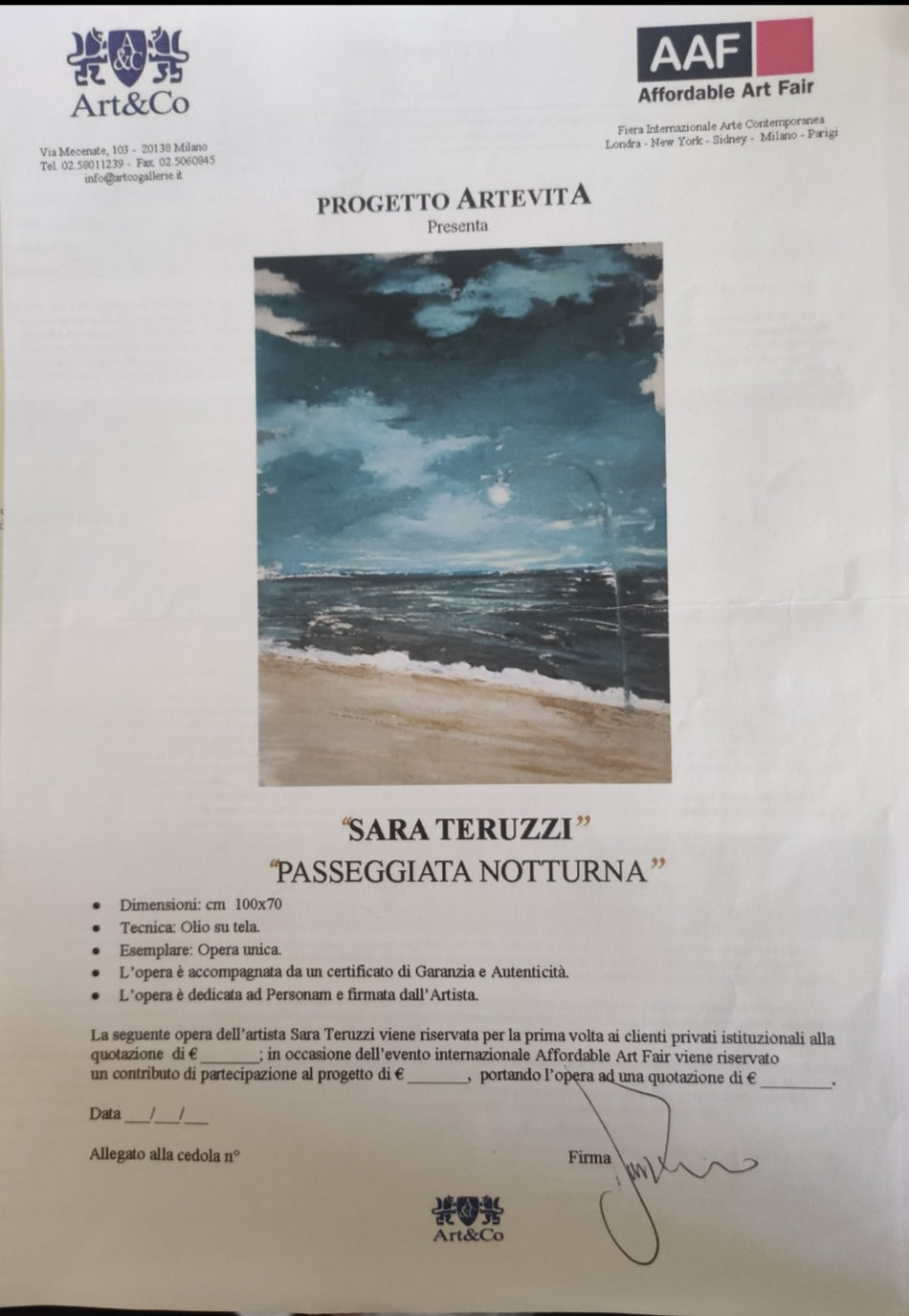 PASEO NOCTURNO - SARA TERUZZI
