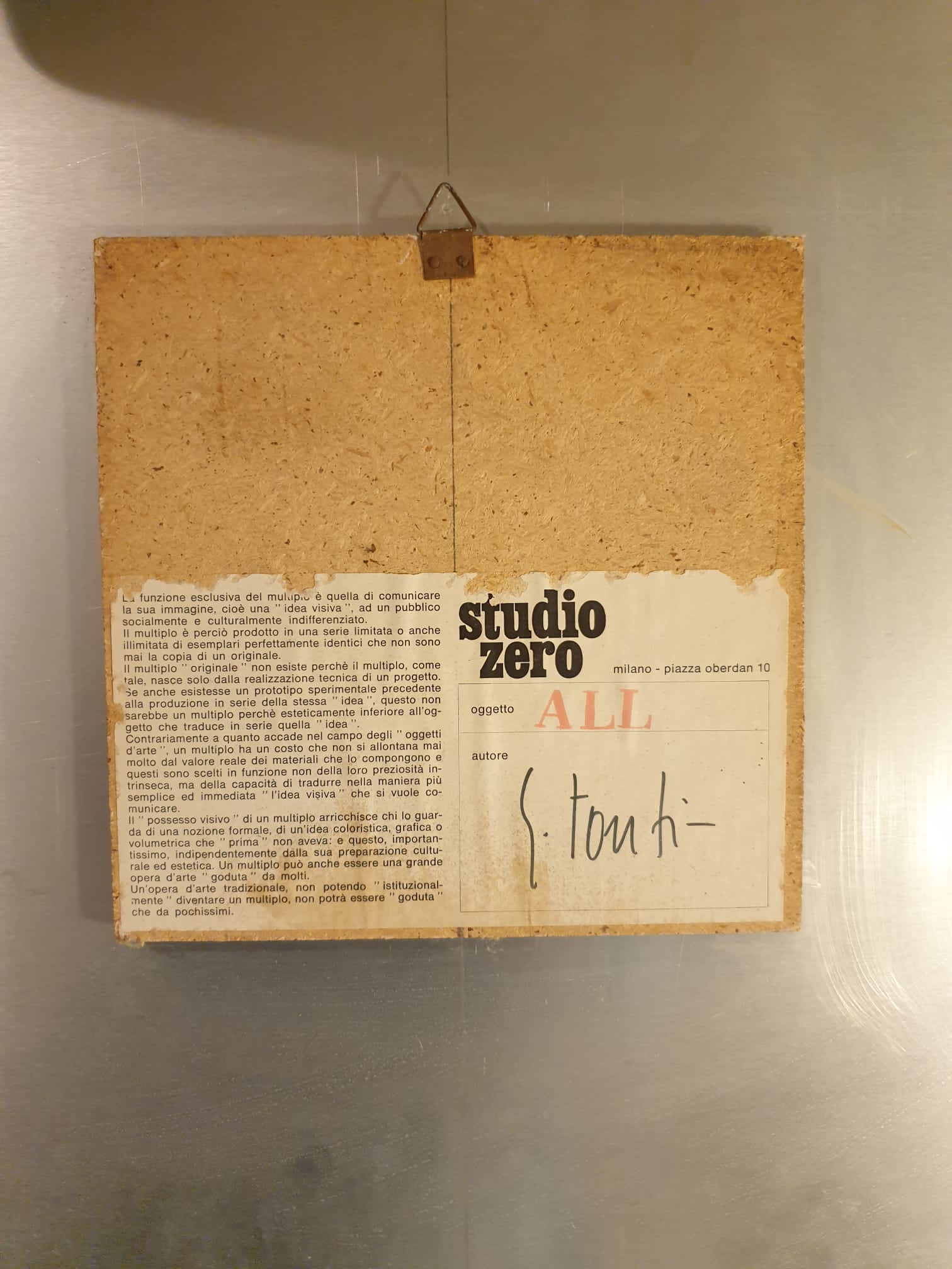SENZA TITOLO - GIORGIO TONTI