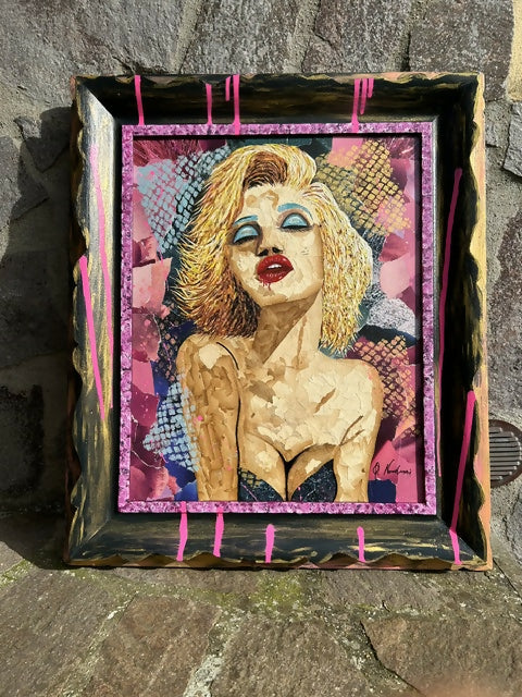 Peccato e Gloria di Giancarlo Narduzzi, collage – ritratto