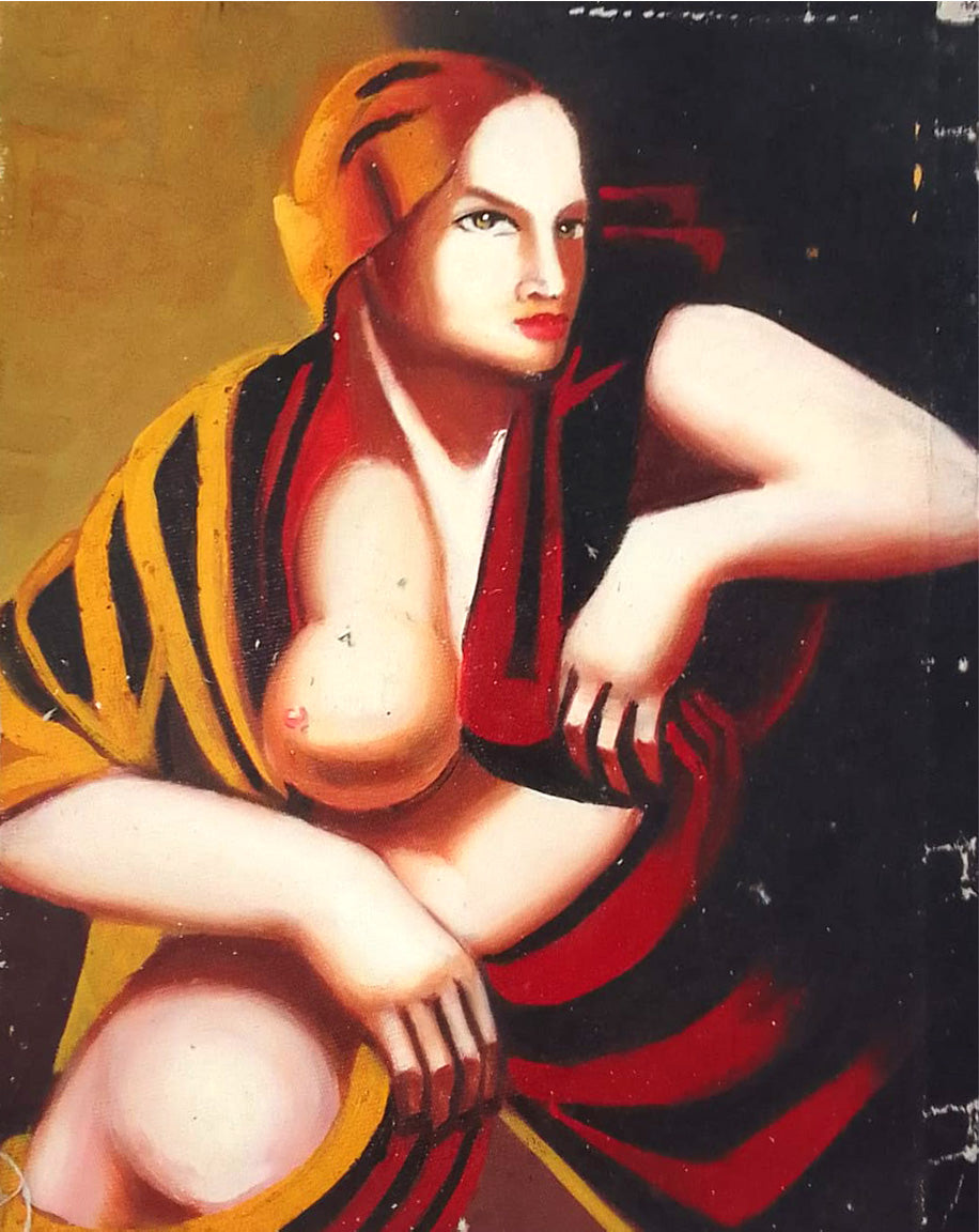 Artista Anonimo - Omaggio a Tamara Lempicka