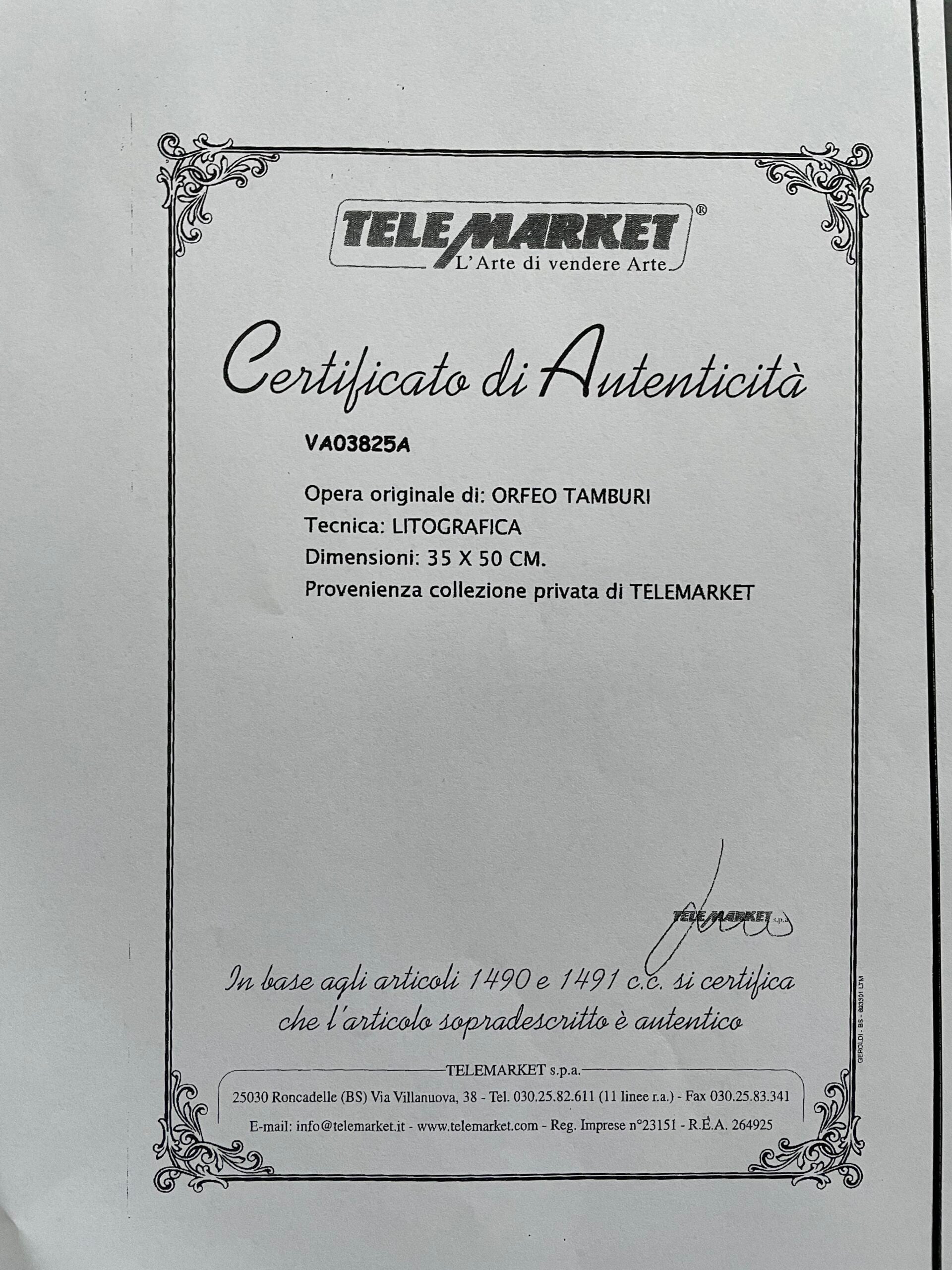 Orfeo Tamburi - Senza titolo