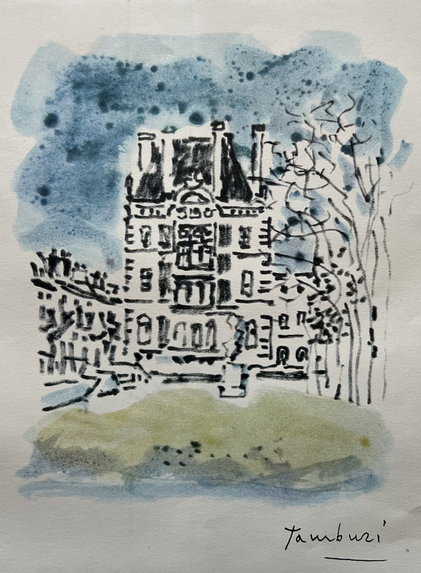 Orfeo Tamburi - Senza titolo (Scorcio urbano)