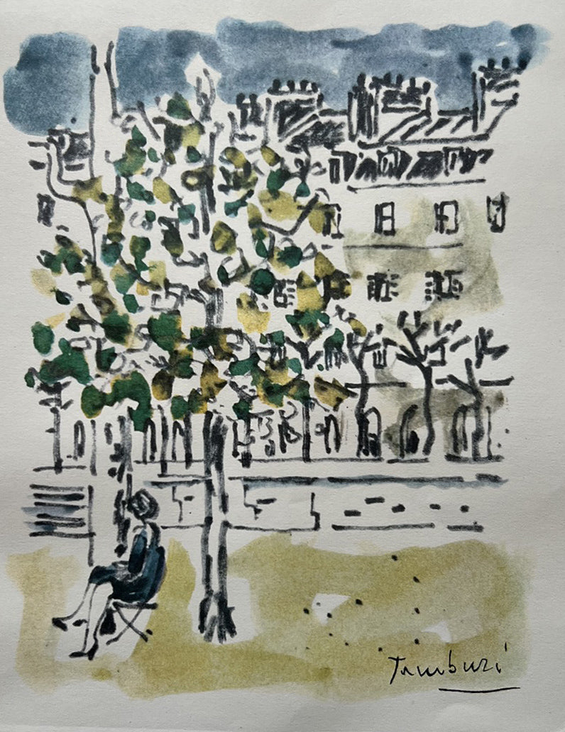 Orfeo Tamburi - Senza titolo (Scorcio urbano)