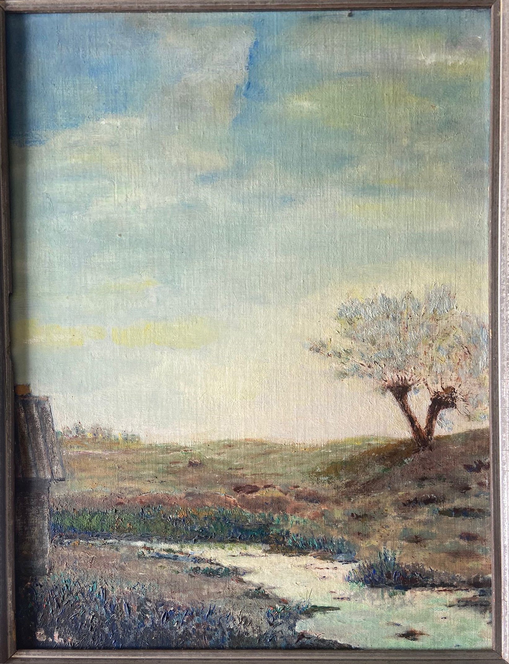 L. G. - Senza titolo (Paesaggio con torrente)