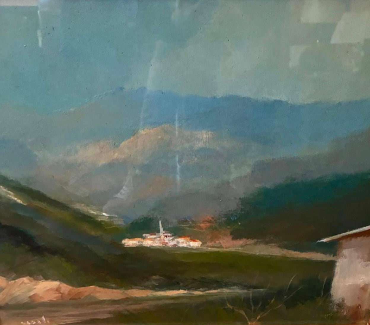 Renato Casali - Senza titolo (paesaggio montano)
