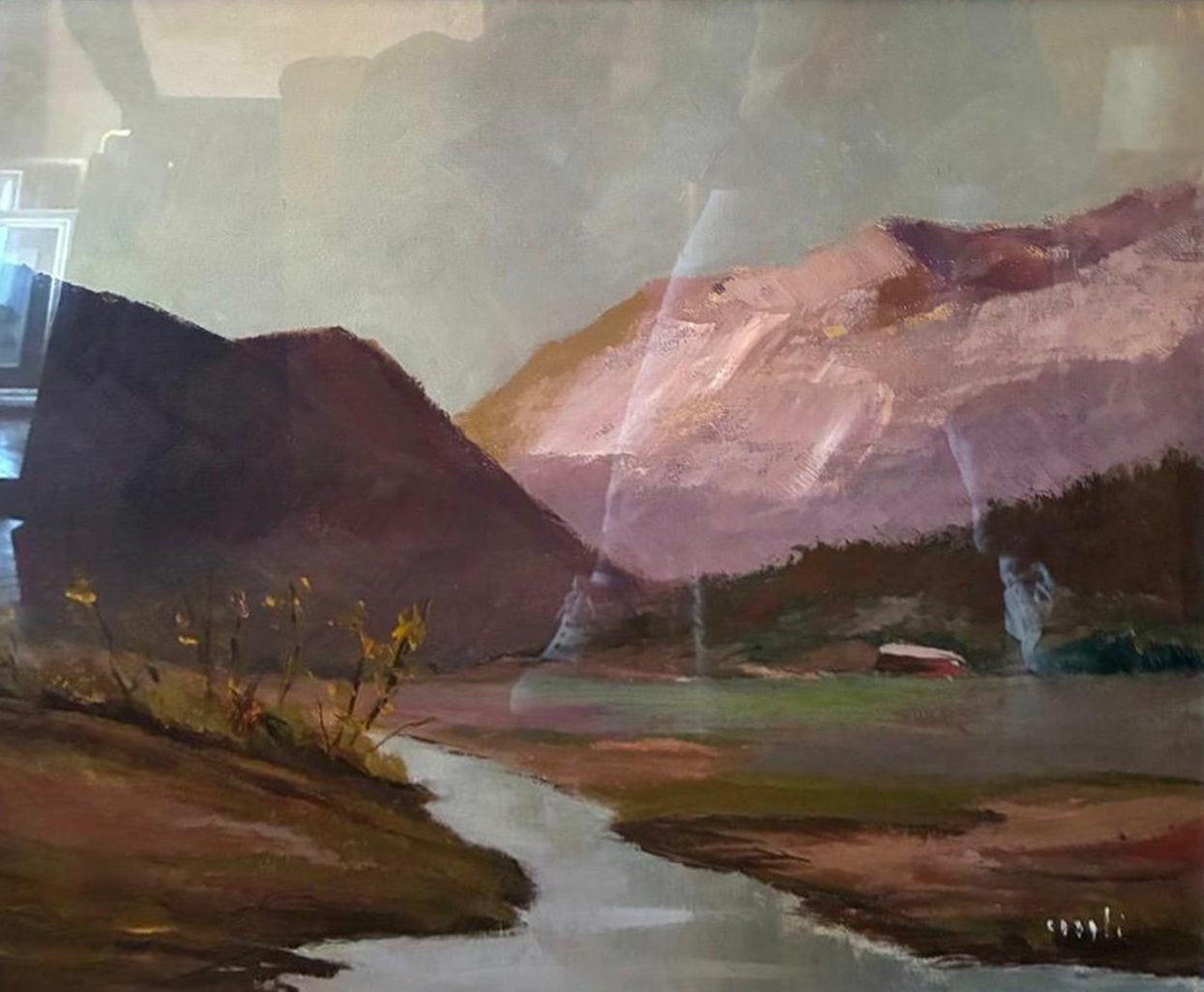 Renato Casali - Senza titolo (paesaggio)