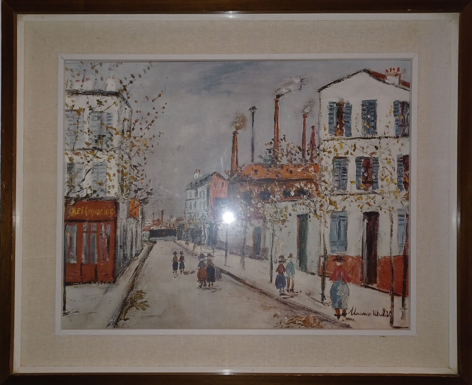 Maurice Utrillo - Printemps a Montmartre
