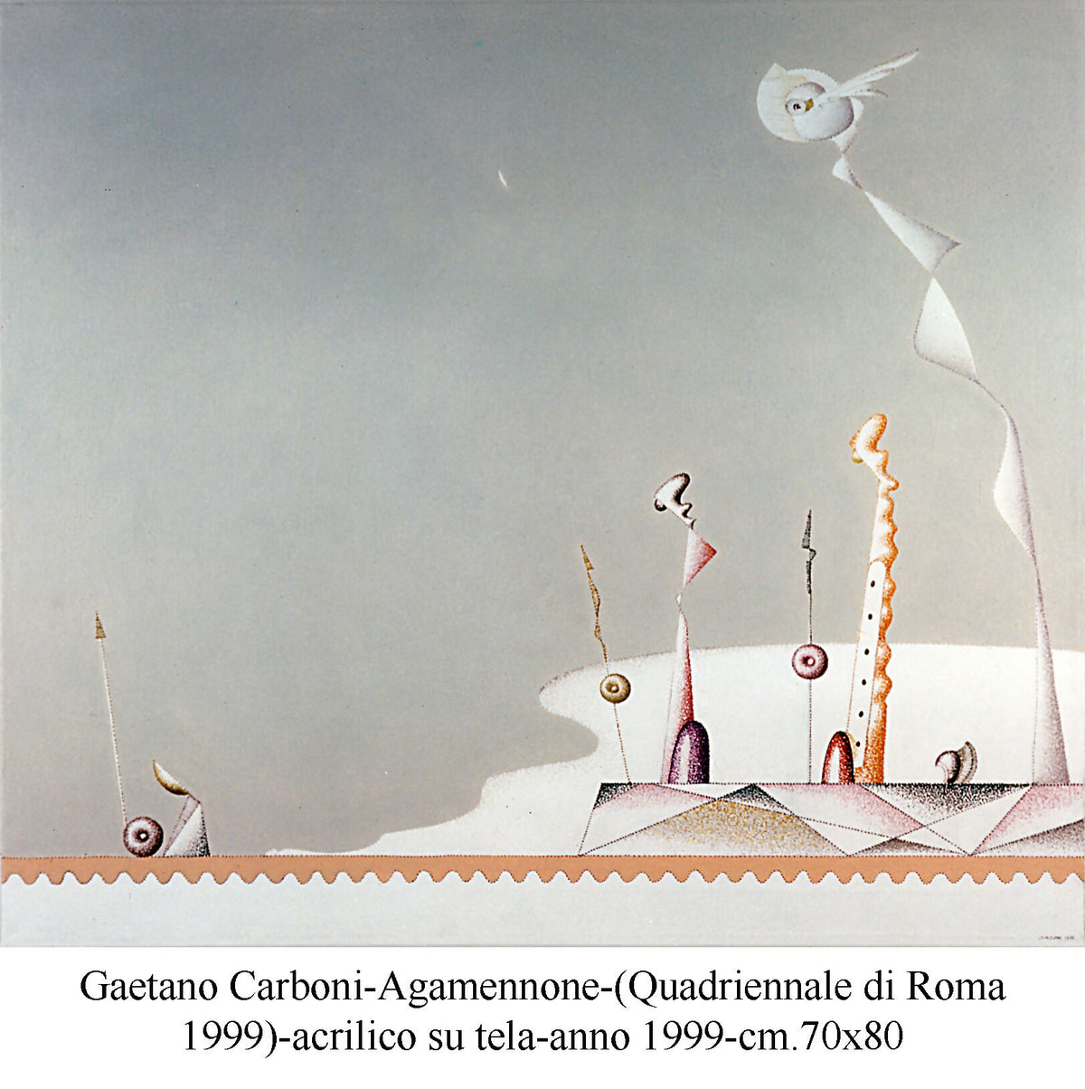 Agamennone di Gaetano Carboni, acrilico