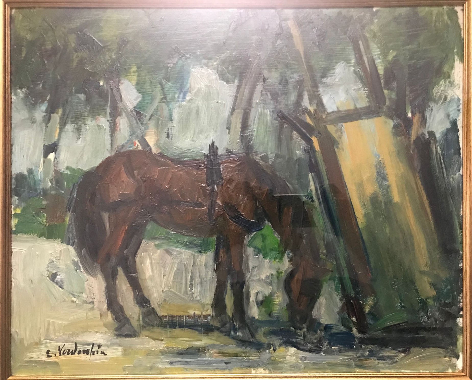Carlo Verdecchia - Cavallo a riposo
