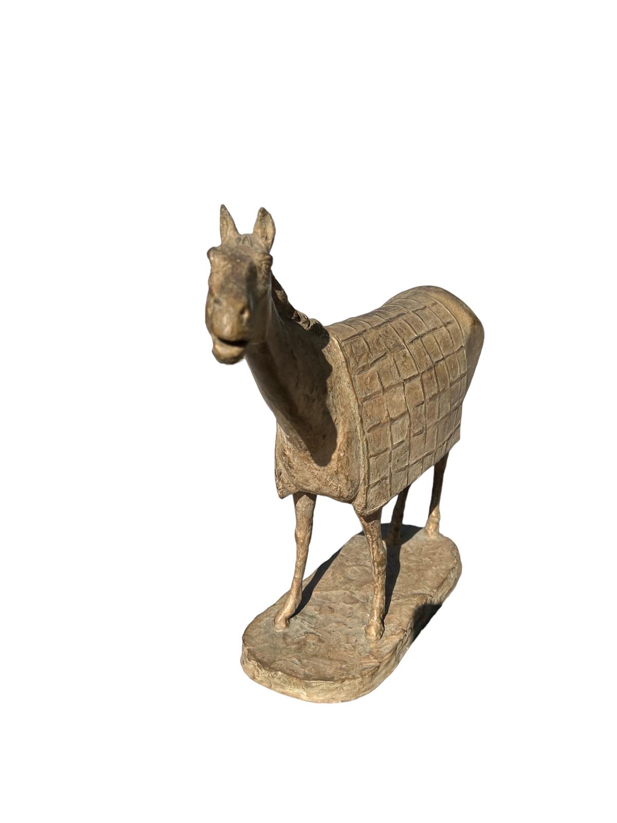 Romano Vio - Cavallo con drappo