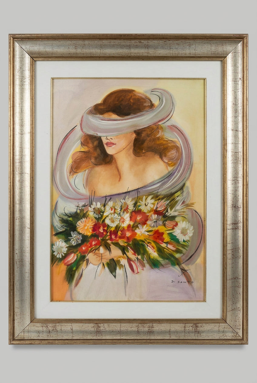 L'altra logica, di Angelo Di Santo, Olio su tela, 50 x 70 cm