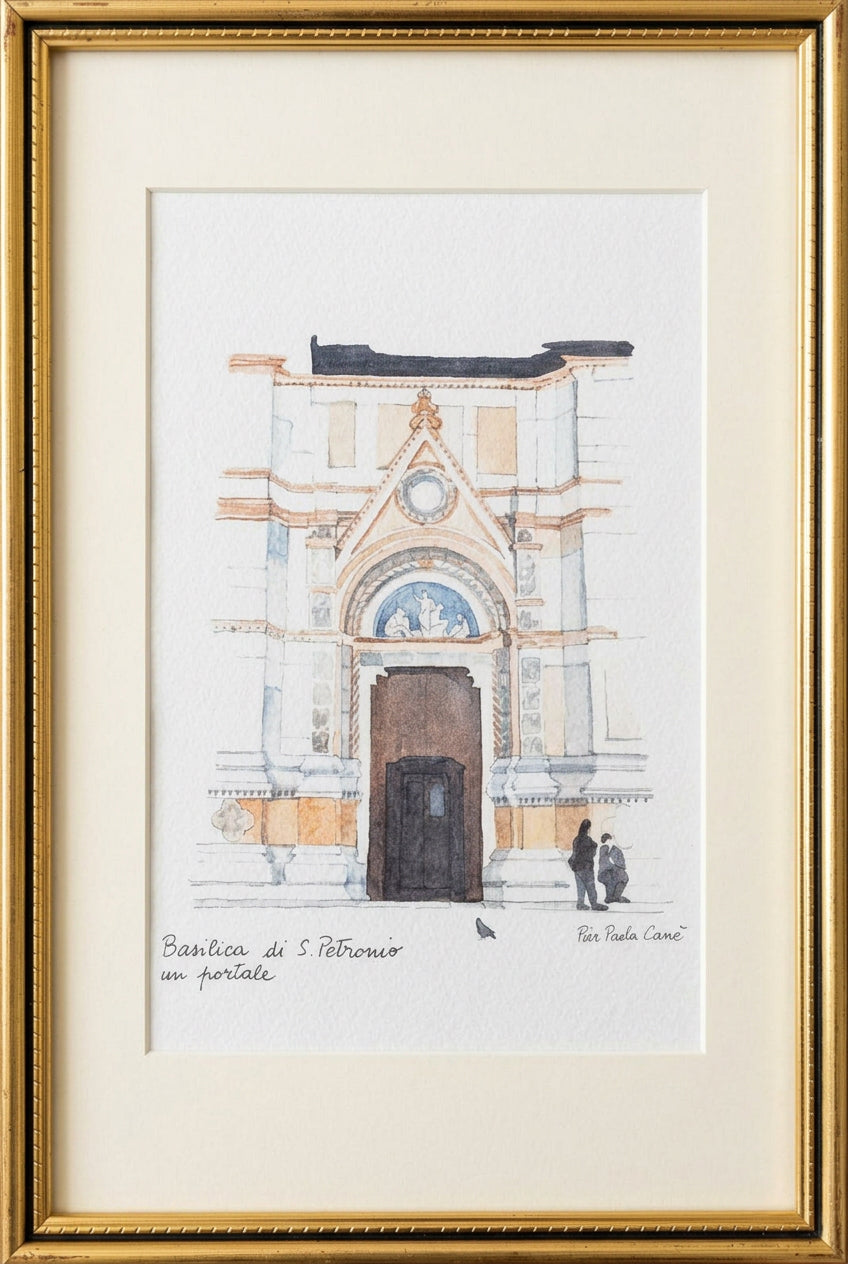 BASILICA DI SAN PETRONIO UN PORTALE - PIER PAOLA CANE'