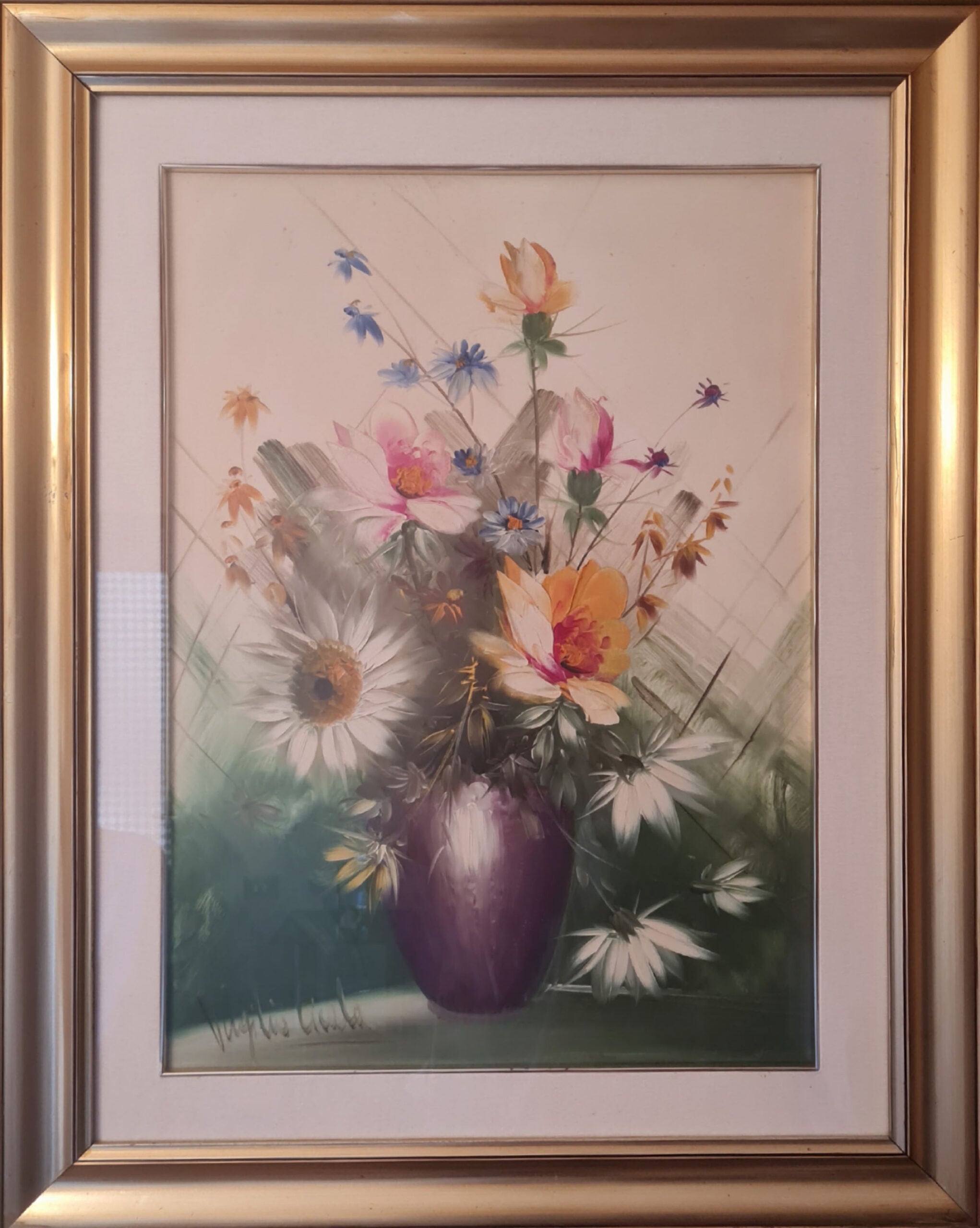 Virgilio Cicala - Jarrón de flores
