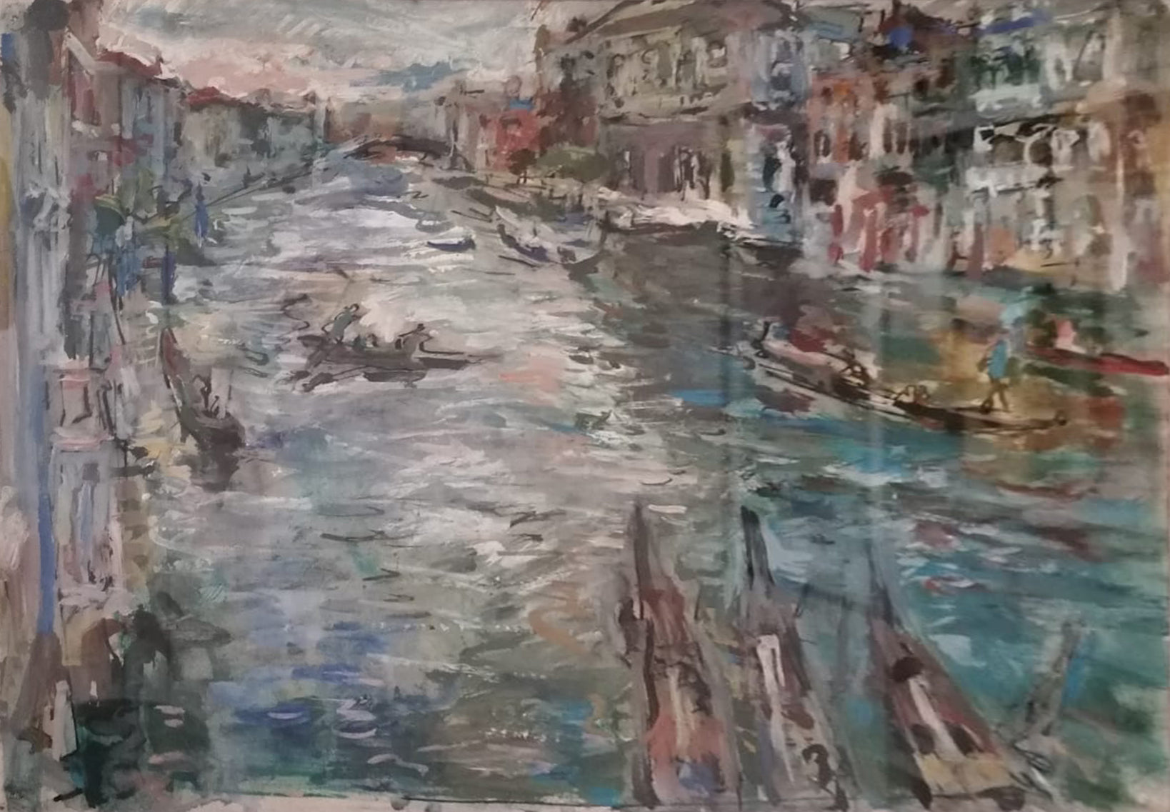 Emilio Vedova - Canal grande dal mio studio