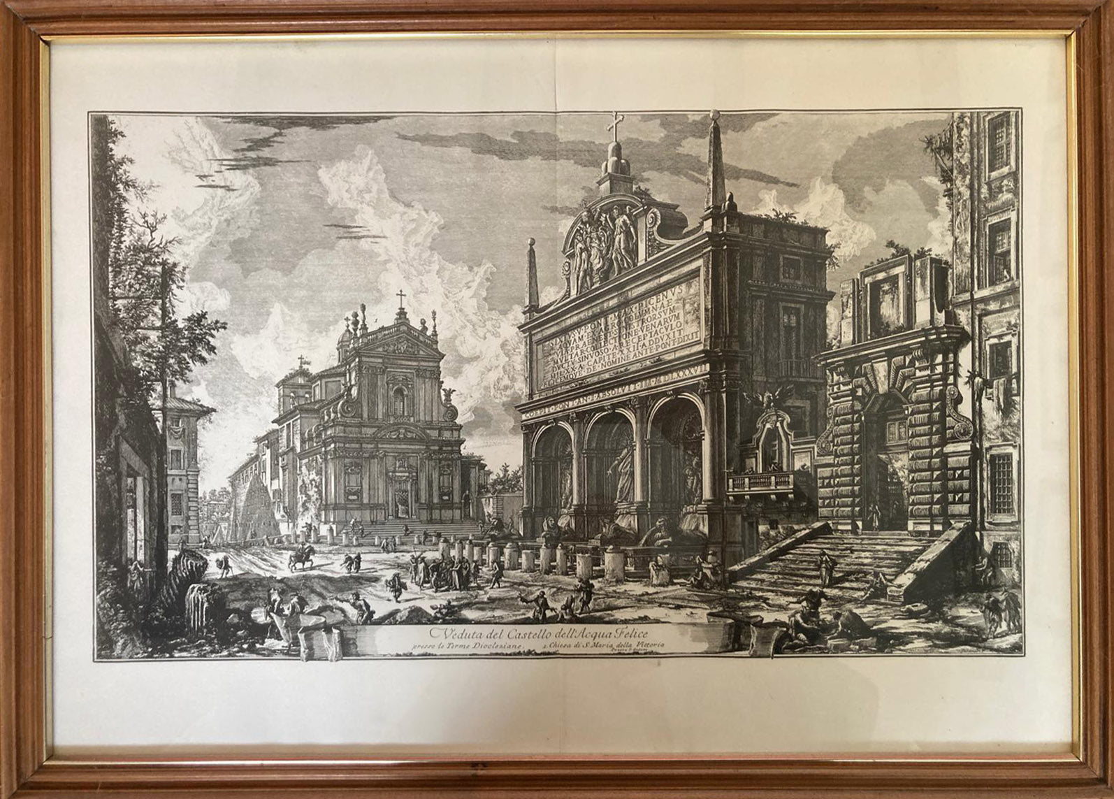 Giovanni Battista Piranesi - Veduta del Castello dell'Acqua Felice