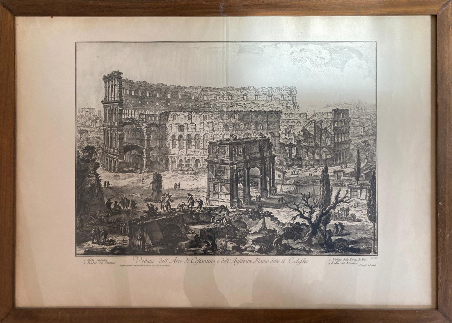 Giovanni Battista Piranesi - Veduta dell'Arco di Costantino