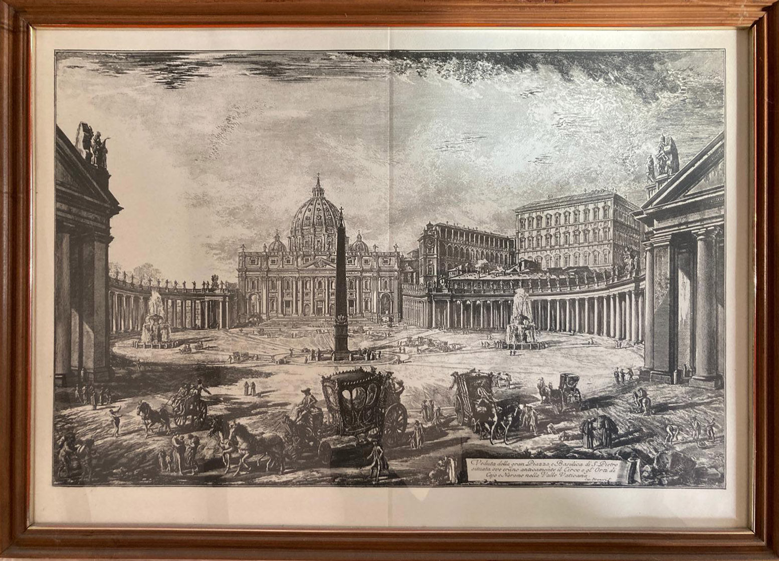 Giovanni Battista Piranesi - Veduta della Gran Piazza e Basilica di San Pietro