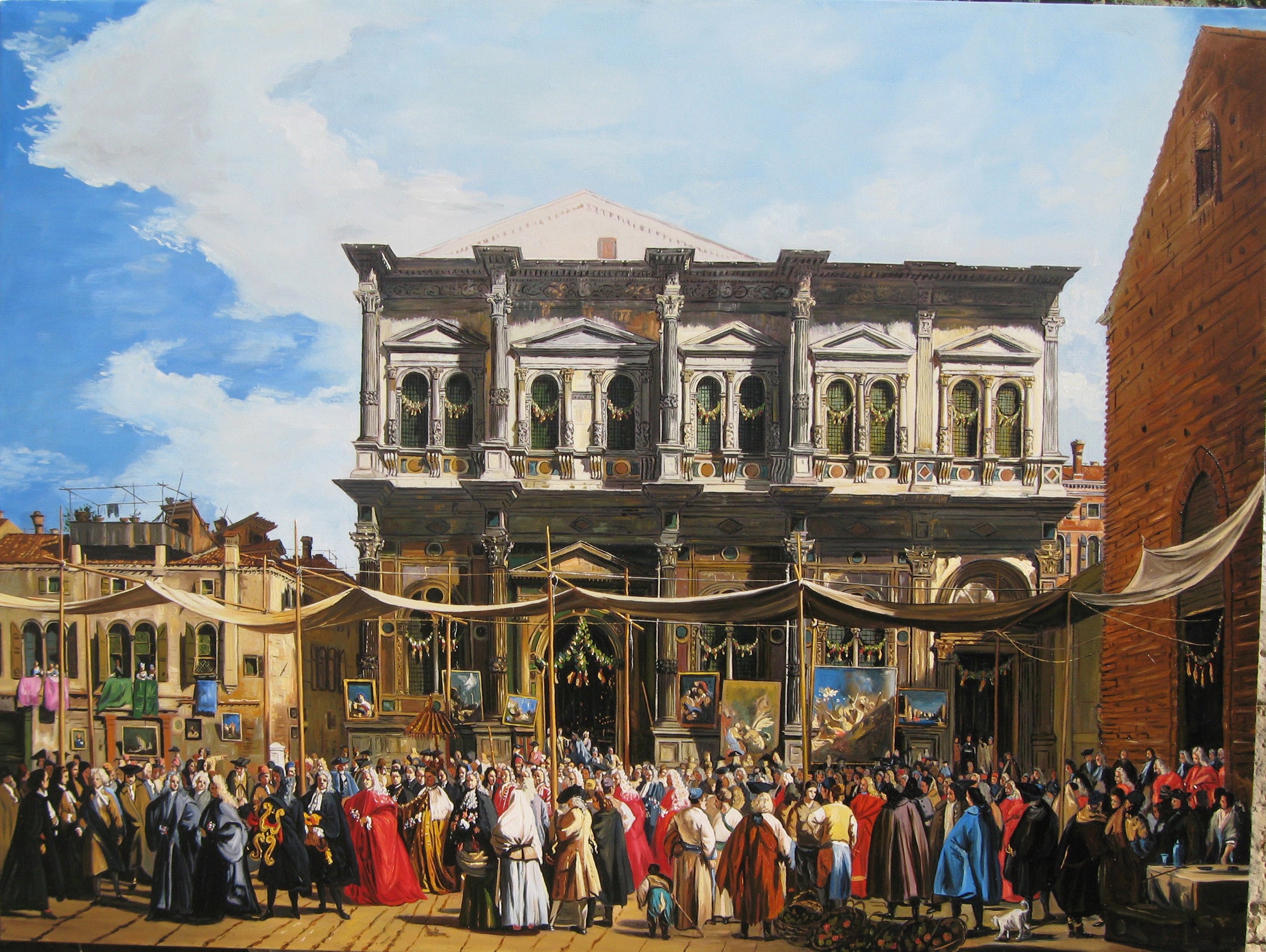 Michele Santonastaso - Venezia-Il Doge visita la Chiesa di S.Rocco