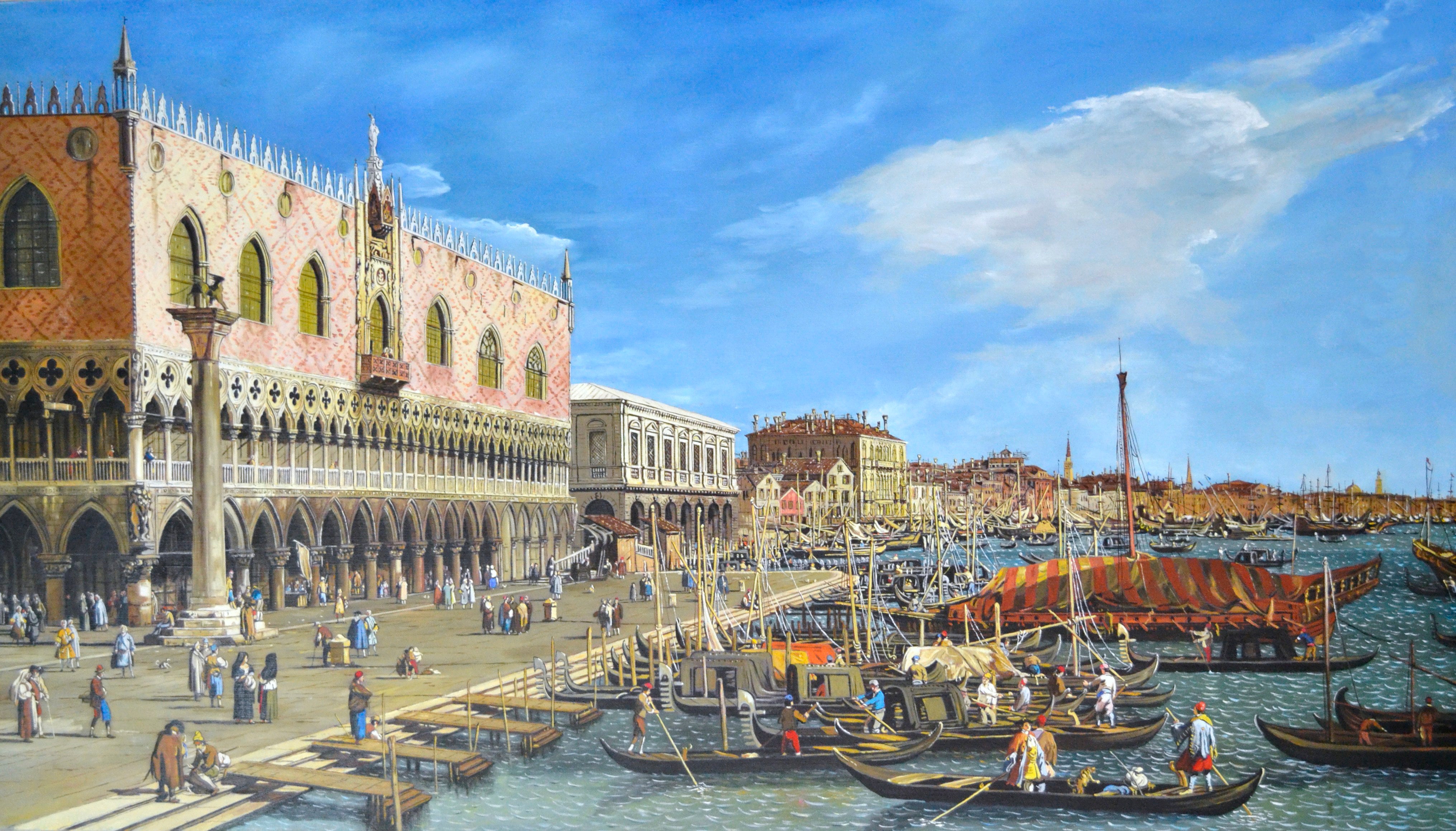 Michele Santonastaso - Venecia - Palacio Ducal y Riva degli Schiavoni