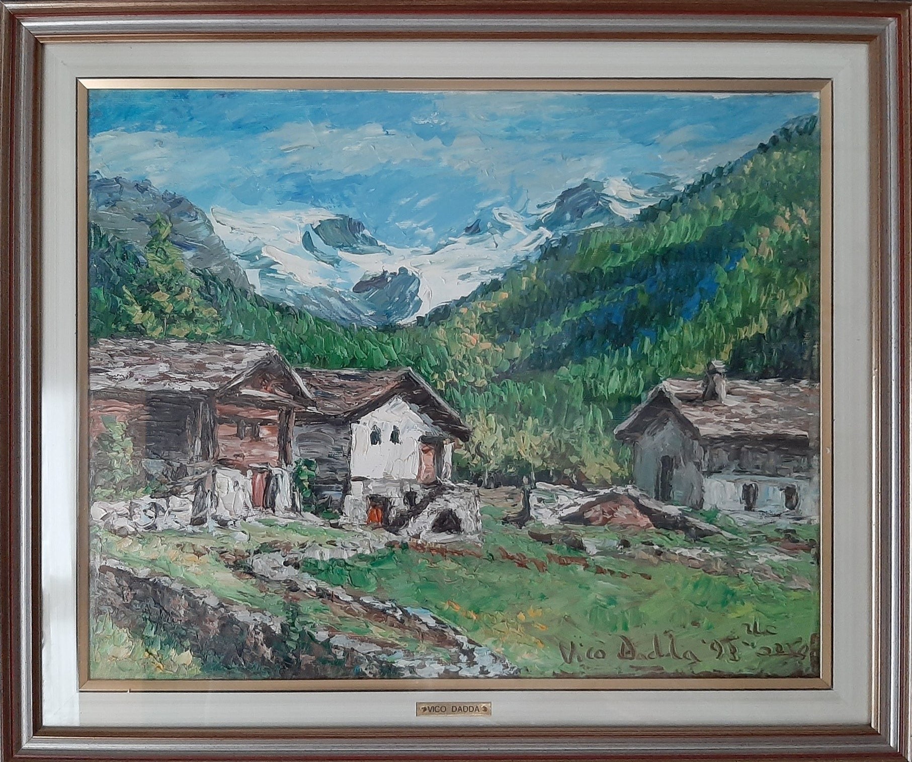 Vico Dadda - Monte Rosa dalla Val Dayez