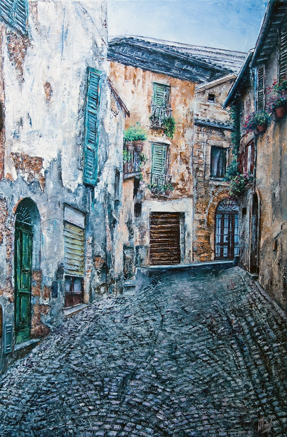Rossi Michelangelo - Viuzza in Salita