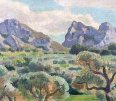 Wilhelm Gimmi - Les oliviers a ST Rémy en Provence
