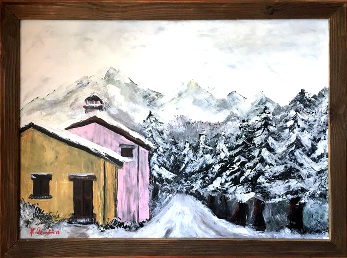 Gian Pietro Cosseddu - Paesaggio Innevato