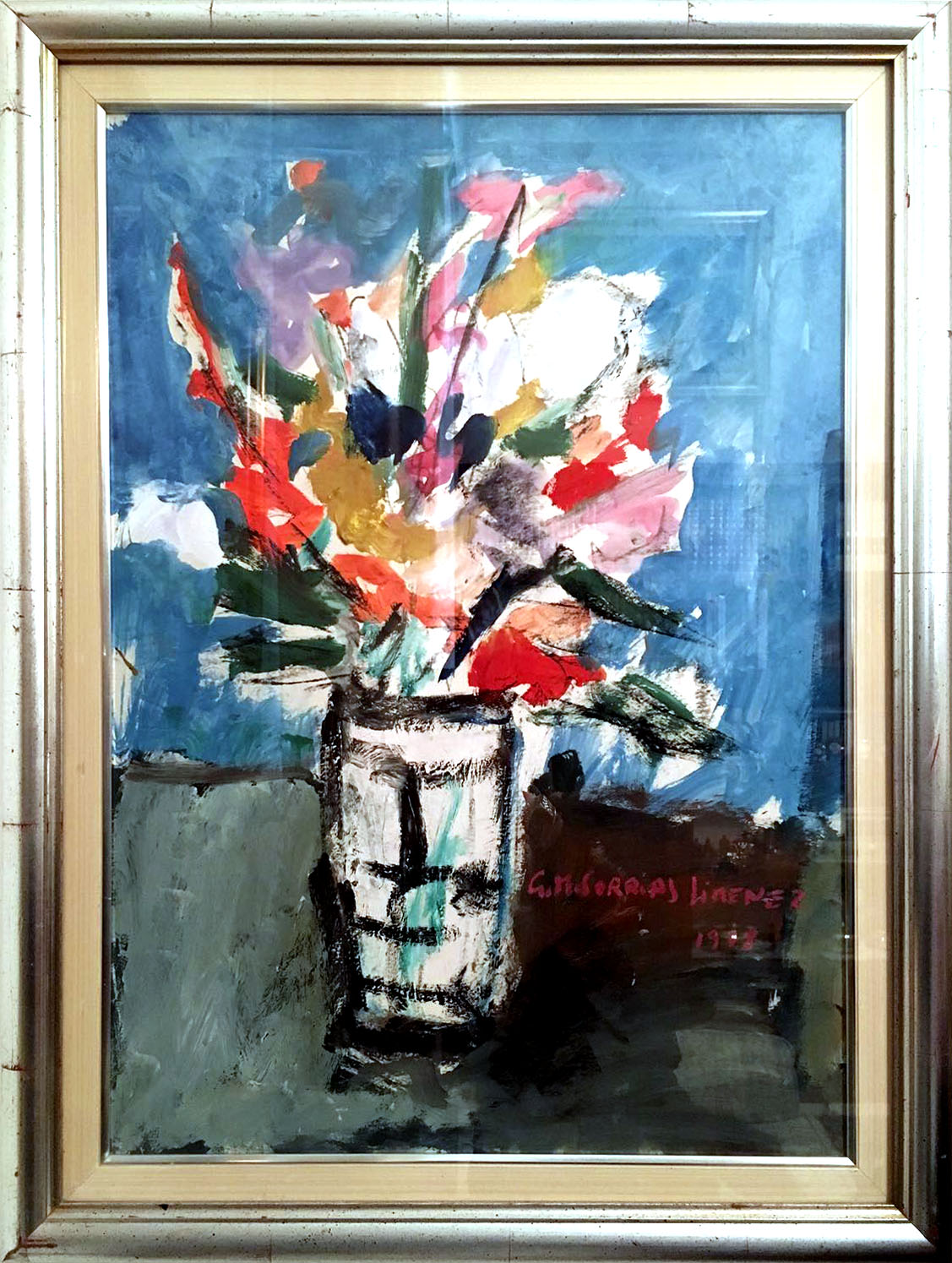 Jiménez - Jarrón de flores