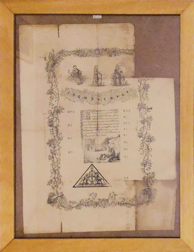 Documento Antico - Proclamazione di Orsini Felice