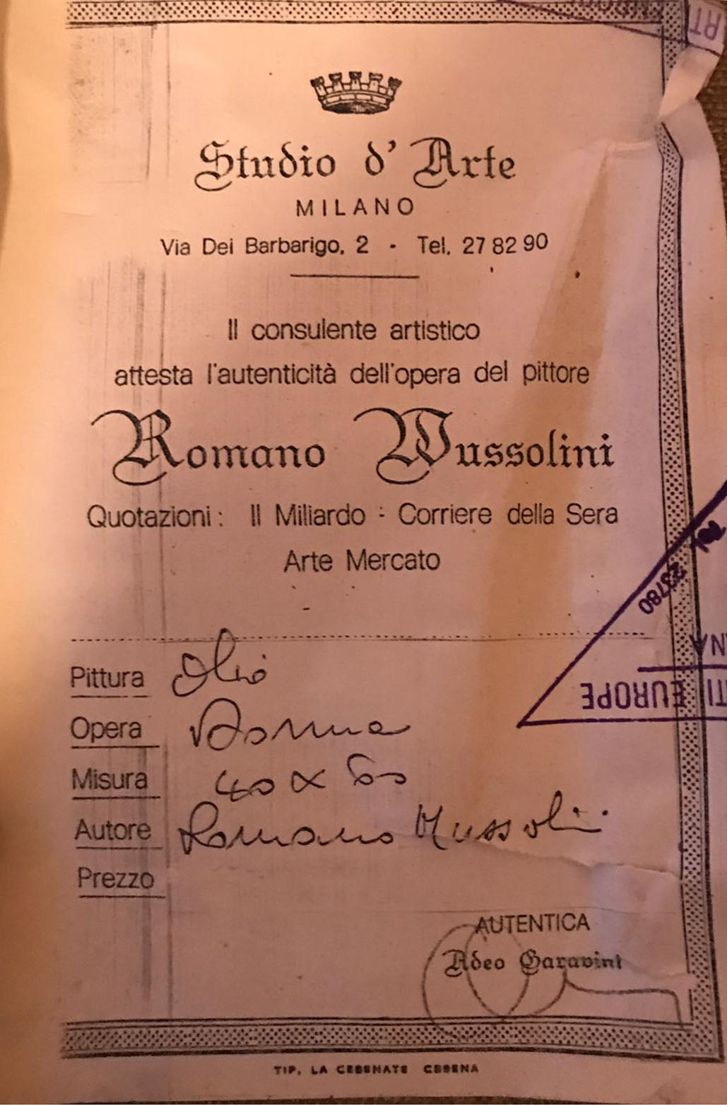 Romano Mussolini - Donna